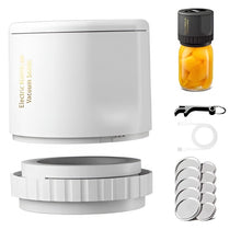 Load image into Gallery viewer, Electric Mason Jar Vacuum Sealer Kit | Cordless &amp; Efficient Vacuum System for Mason Jars – Easy Food Preservation
