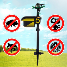 Load image into Gallery viewer, Automatic Motion-Activated Animal Repellent Garden Sprinkler - Animal Sensor Outdoor Lawn Yard Water Sprinkler
