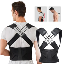 Load image into Gallery viewer, Back Posture Corrector Brace with Adjustable Straps for Upper Back Support
