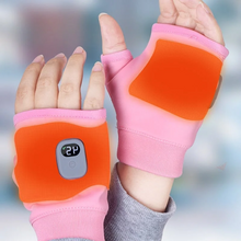 Load image into Gallery viewer, Heated Fingerless Gloves with Three Temperature Modes and Type C Charging
