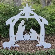 Load image into Gallery viewer, Holy Night Outdoor Christmas Nativity Set
