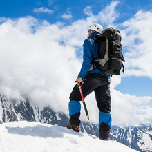 Load image into Gallery viewer, Insulated Goose Down Pants with Full Length Side Zippers and Water Resistant Lower Legs

