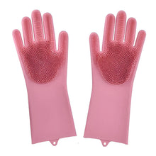 Load image into Gallery viewer, Magic Silicone Dishwashing Gloves - Reusable Cleaning Gloves

