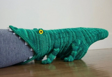 Load image into Gallery viewer, 3D Knitted Crocodile Socks
