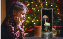 Load image into Gallery viewer, LED jellyfish aquarium table night light
