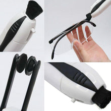 Load image into Gallery viewer, Dry Carbon Lens Cleaner with Twin Pads and Built In Brush for Glasses
