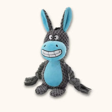 Load image into Gallery viewer, Donkey Plush Dog Toy Soft, Durable &amp; Interactive
