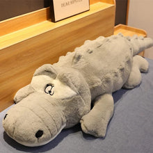 Load image into Gallery viewer, Oversized Big-Eyed Crocodile Plush Toy
