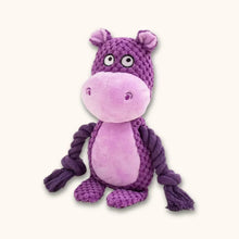 Load image into Gallery viewer, Hippopotamus Plush Dog Toy Durable and Soothing
