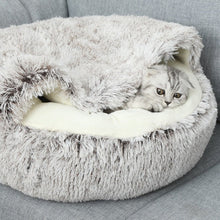 Load image into Gallery viewer, Pet Cave Bed Cozy Cat Cave Design Soft Comfort - Image 2
