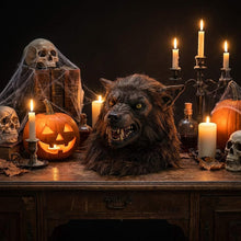 Load image into Gallery viewer, Scary Wolf Mask - Costume Mask for Halloween Masquerade Party
