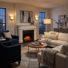 Load image into Gallery viewer, 55 Inch Electric Fireplace with Insert Heater and Realistic Flame Effect
