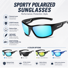 Load image into Gallery viewer, Polarized Sunglasses with UV 400 Protection and Glare Reducing Lenses for Driving
