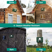 Load image into Gallery viewer, Solar Powered Ultrasonic Animal Repeller with a Motion Sensor That Covers 170 Degrees up to 70 Feet
