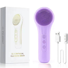 Load image into Gallery viewer, Rechargeable Face Scrubber with Facial Cleansing Brush
