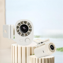 Load image into Gallery viewer, Portable Car Clip Fan – 360° Rotating USB Rechargeable Mini Fan with Clamp
