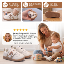 Load image into Gallery viewer, Toddler First Walker Shoes with Flexible Sole and Non Slip Grip
