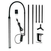Load image into Gallery viewer, Adjustable LED Floor Lamp with Dual Brightness Levels and Clip Mount, 1000 Lumens
