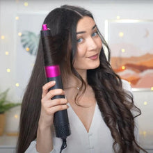 Load image into Gallery viewer, 5-in-1 hair dryer with brush and curling iron
