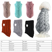 Load image into Gallery viewer, Autumn Winter Knitted Dog Sweater
