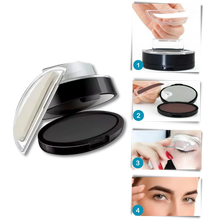 Load image into Gallery viewer, Eyebrow Stamp Kit with Dual Stamps and Water-Resistant Powder, 3 Shades
