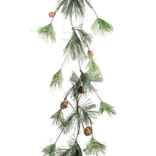 Load image into Gallery viewer, 6' Smokey Pine Garland Item Number: 89230
