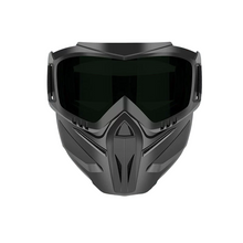 Load image into Gallery viewer, Full Face Goggle Mask with Detachable Goggles and Anti-Fog Lens
