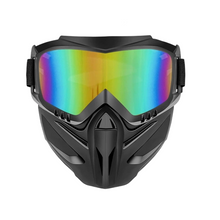 Load image into Gallery viewer, Full Face Goggle Mask with Detachable Goggles and Anti-Fog Lens
