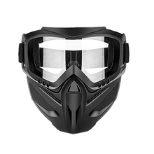 Load image into Gallery viewer, Full Face Goggle Mask with Detachable Goggles and Anti-Fog Lens
