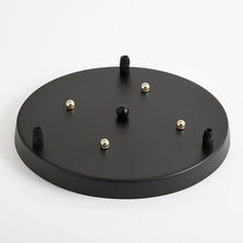 Load image into Gallery viewer, Modern Round Ceiling Canopy for Pendant Lights up to Five Ports
