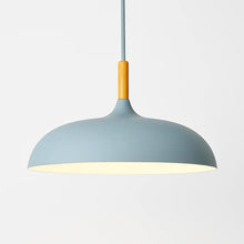 Load image into Gallery viewer, Aluminum Pendant Light with Wooden Rod

