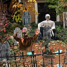Load image into Gallery viewer, Swinging Ghost Prop with Sound Activated Red Eyes for Halloween Porches and Yards
