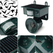 Load image into Gallery viewer, Weather-Resistant Bird Repellent with PIR Motion Sensor and Solar Power
