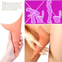 Load image into Gallery viewer, Female Urinal Silicone Stand Up Device for Hiking and Travel
