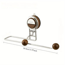 Load image into Gallery viewer, Suction Cup Stainless Steel Paper Towel and Tissue Holder
