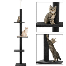 Load image into Gallery viewer, Adjustable Cat Tree Tower for Climbing, Scratching and Resting
