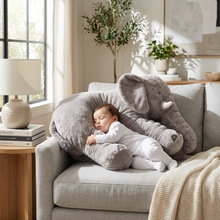 Load image into Gallery viewer, Baby Elephant Cuddle Pillow
