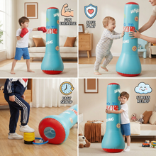 Load image into Gallery viewer, Freestanding Punching Bag for Kids with Water Filled Base and Bounce Back Action
