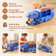 Load image into Gallery viewer, Dinosaur Transforming Car Truck with LED Lights for Kids
