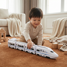 Load image into Gallery viewer, Linkable Train Carriages with Colorful Pieces and Hand Eye Coordination, Toddler Toy
