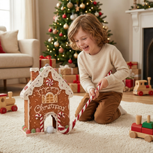 Load image into Gallery viewer, Gingerbread Mini Golf Set with Festive Design for Christmas Parties and Holiday Gifts
