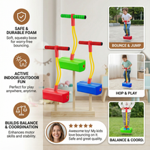 Load image into Gallery viewer, Kids Foam Pogo Jumper Bouncing Toy for Indoor and Outdoor Play
