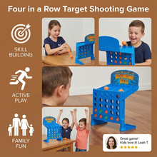 Load image into Gallery viewer, Line Up Four Bounce Shooting Game with Colorful Balls and Foldable Carrying Case
