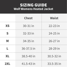 Load image into Gallery viewer, Womens Rechargeable Heated Puffer Coat with Three Heat Zones and Elastic Cuffs for Winter
