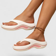 Load image into Gallery viewer, Orthopaedic women's slide sandals with superior arch support, offering ultimate comfort for daily wellness.
