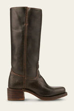 Load image into Gallery viewer, Modern women's mid-calf boots, featuring a trendy block heel and a sleek closed toe.
