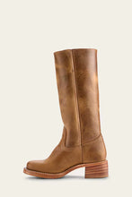 Load image into Gallery viewer, Women's elegant mid-calf boots, a chic closed-toe design with a comfortable block heel.
