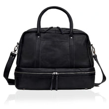 Load image into Gallery viewer, Women Stylo Duffel Bag Leather Travel Duffel Black
