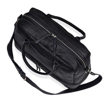 Load image into Gallery viewer, Women Stylo Duffel Bag Leather Travel Duffel Black
