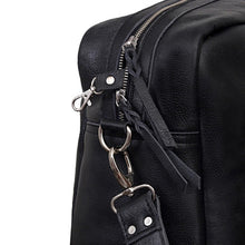 Load image into Gallery viewer, Women Stylo Duffel Bag Leather Travel Duffel Black
